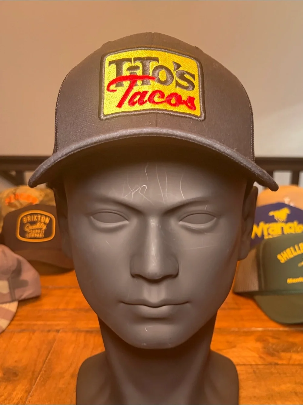 Tito’s Tacos Los Angeles Black Logo Trucker Hat